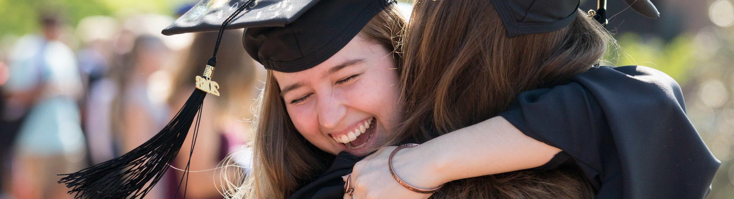 Photo of students at graduation